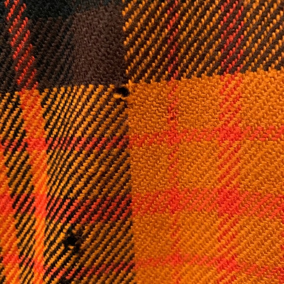 VTG Henri Bendel Wool Tartan Plaid Cropped Jacket - Picture 6 of 6